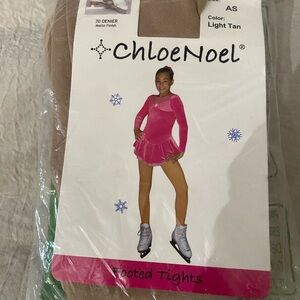 Chloe Tan Performance Tights Accessories